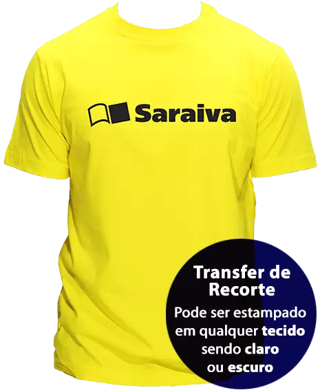 Camiseta Amarela Personalizada com Transfer de Recorte